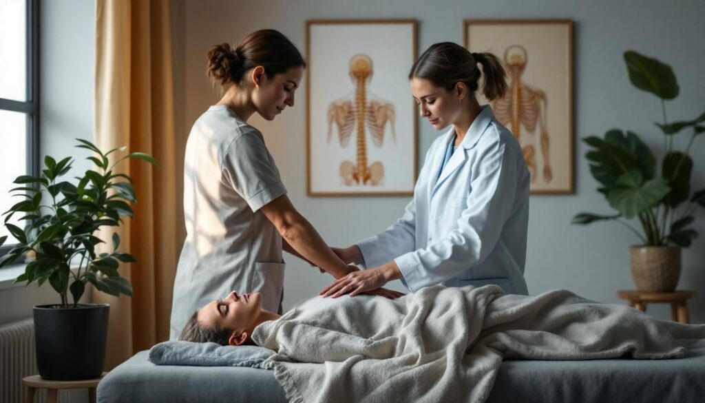 A session emphasizing spinal alignment and Correcting Posture.