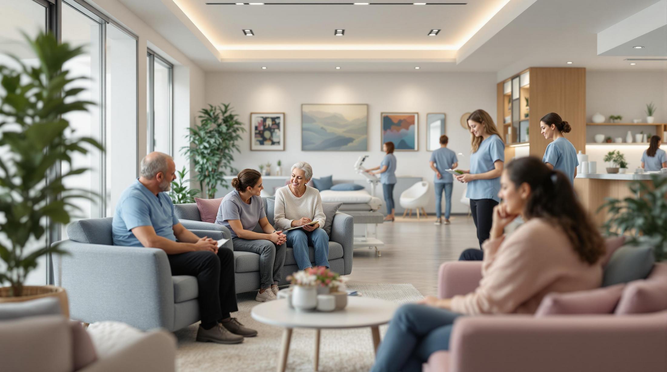 A welcoming and modern Birmingham back pain clinic where patients receive expert care in a comfortable environment, focusing on effective pain relief and rehabilitation.