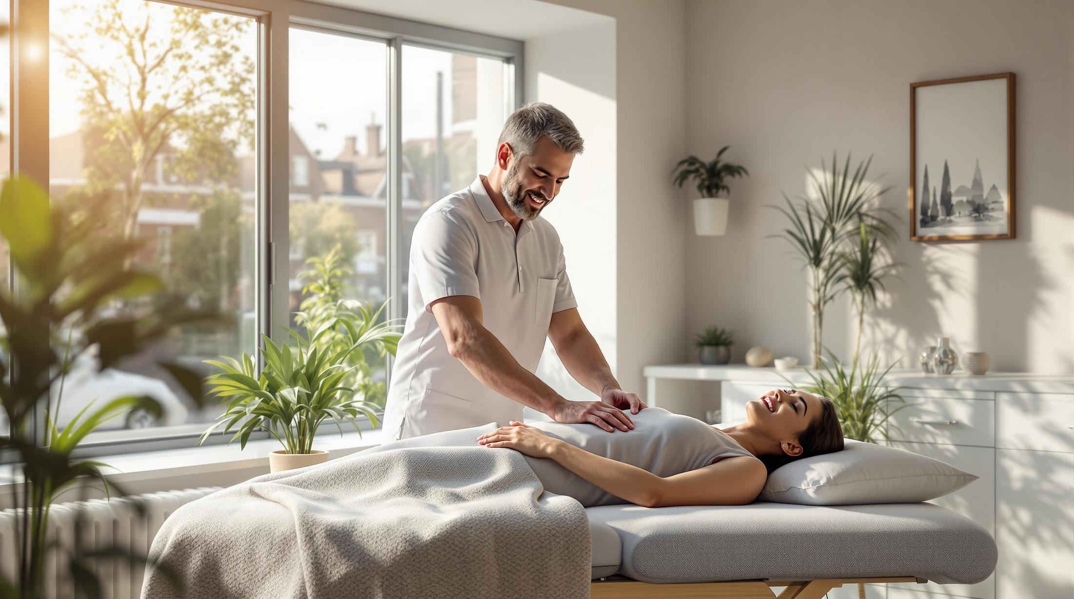 Experienced chiropractor in Willenhall providing back pain relief in a relaxing clinic setting.