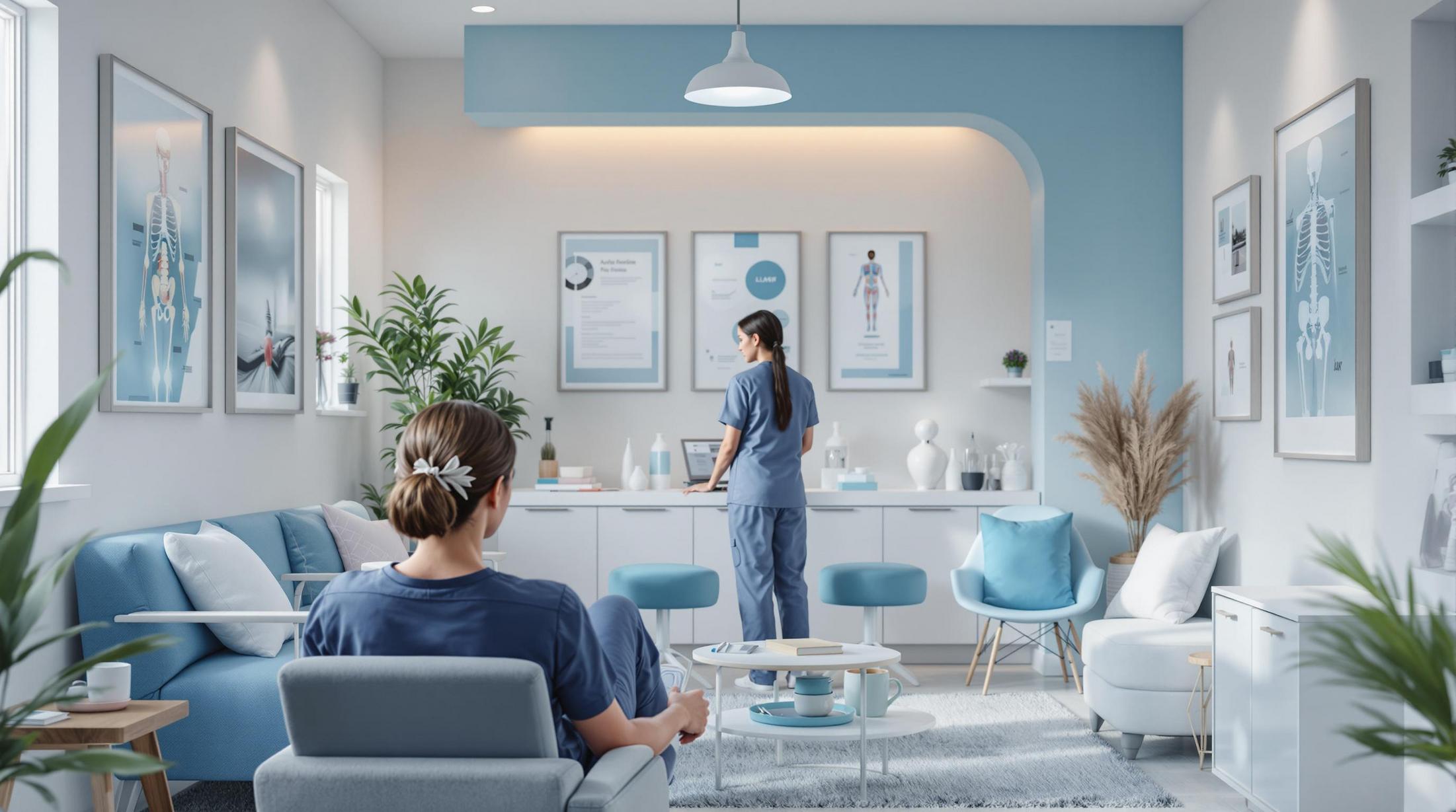 Modern chiropractic clinic in Dudley with a relaxing atmosphere and professional healthcare staff.