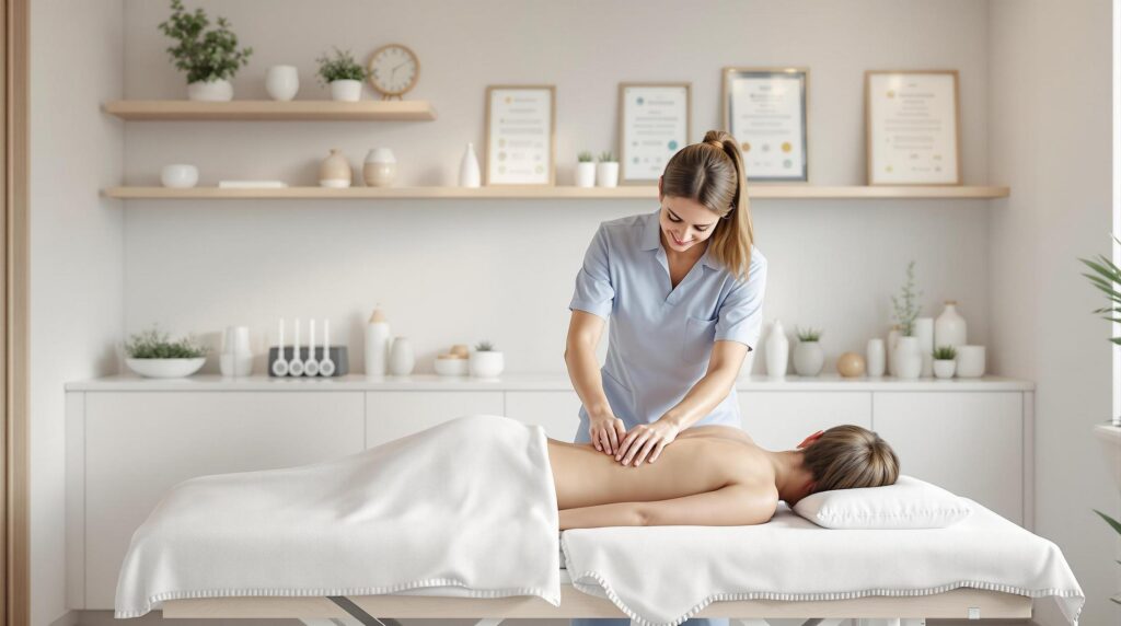 Baby chiropractic care helping with posture and healthy development.